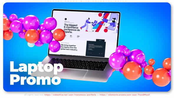 Laptop Promo With - VideoHive 37213110