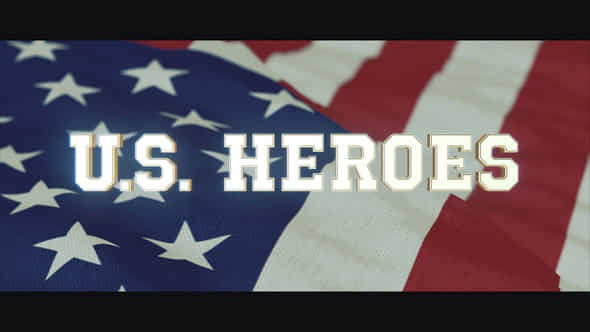 US Patriotic Titles - VideoHive 32616235