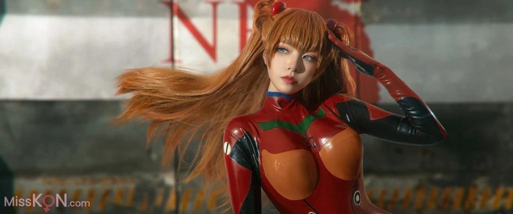 Coser@爆机少女喵小吉 (Nekokoyoshi): 明日香 人类补奸计划 (80 photos )(76)