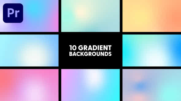 Gradient Backgrounds - VideoHive 44254369