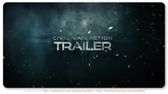 War Films Trailer - VideoHive 38829678