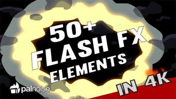 Flash FX Elements 4K (54-Pack) - VideoHive 12920296