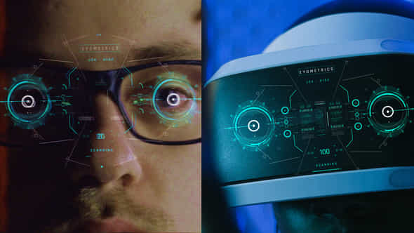 Hud Biometrics Finger Prints - VideoHive 56488427