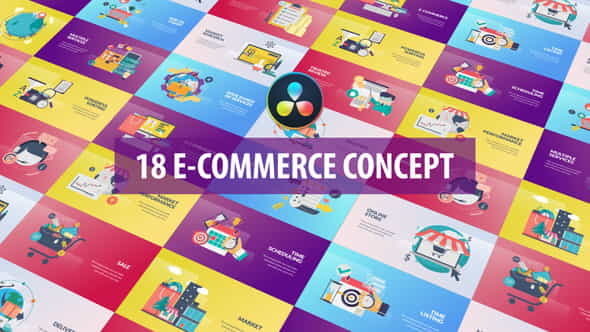 E-Commerce Concept Animation | DaVinci - VideoHive 32514761