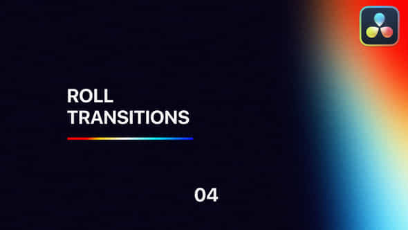 Roll Transitions For Davinci Resolve Vol 04 - VideoHive 50330663