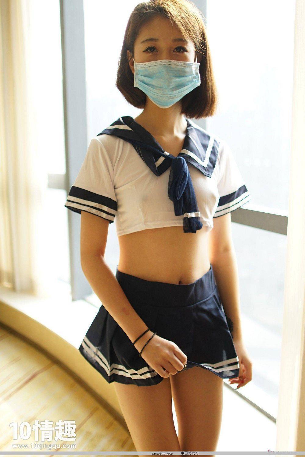 [ROSI写真]口罩系列 2016.10.07 NO.117 制服(13)