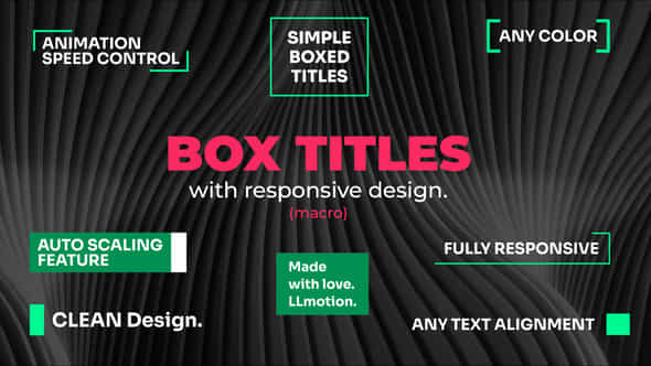 Simple Box Titles - VideoHive 43263535