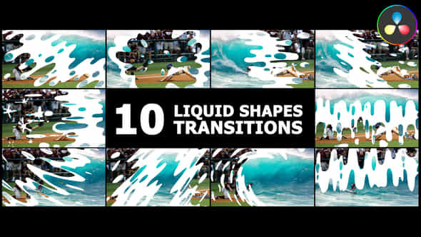 Liquid Shapes Transitions - VideoHive 46731179