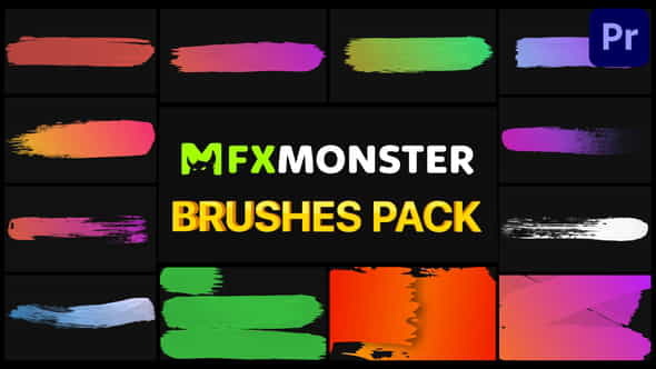 Brushes Pack 02 | Premiere - VideoHive 32029743