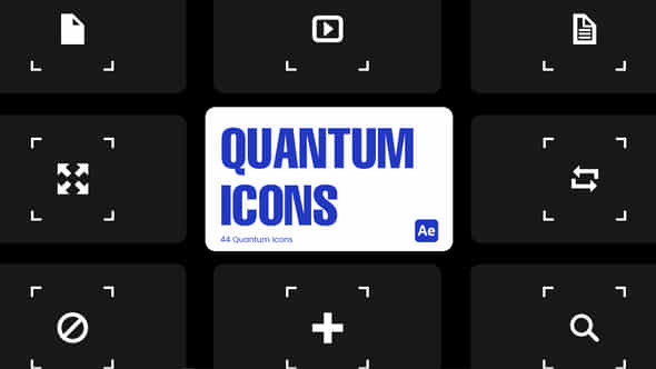 Quantum Icons - VideoHive 45606163