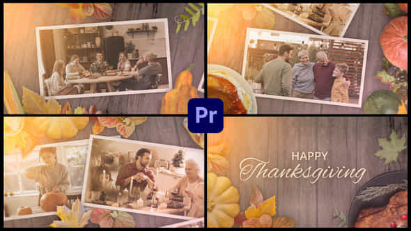 Thanksgiving Day Slideshow - VideoHive 39508690