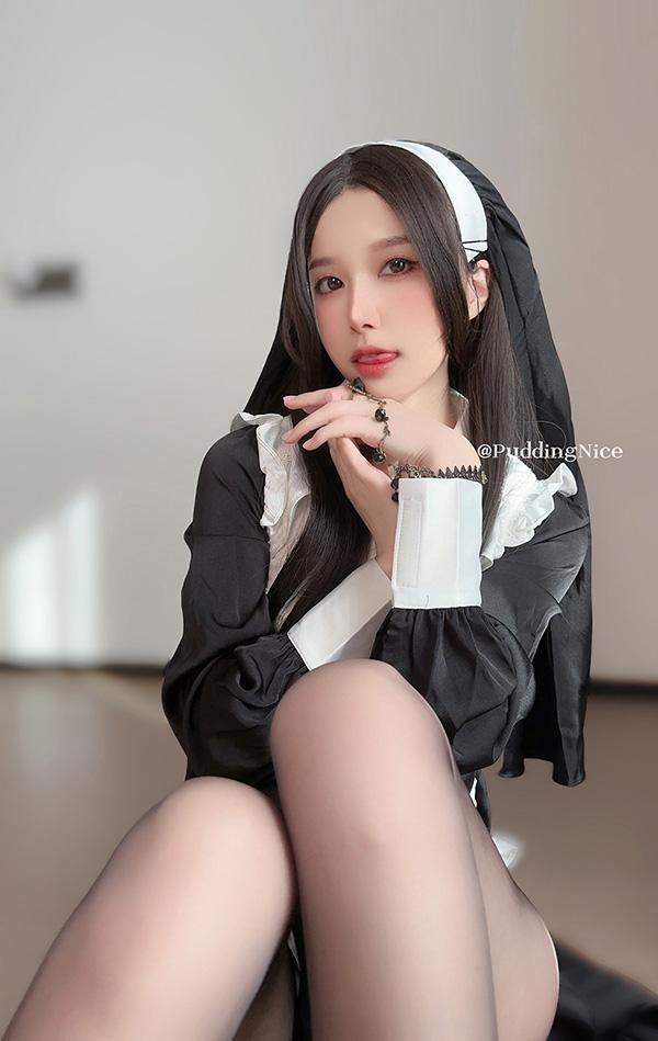 网红美女布丁大法 堕落修女(26)