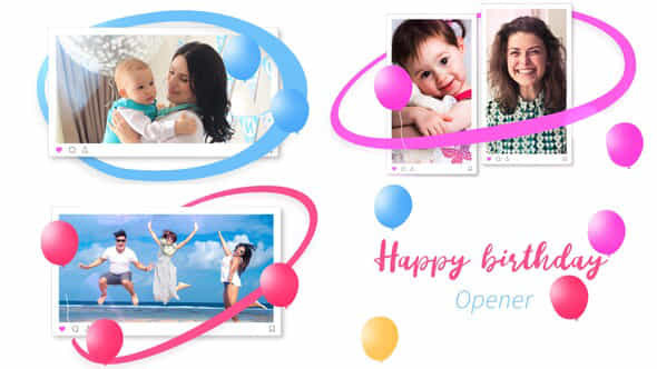 Happy Birthday Opener - VideoHive 33119692