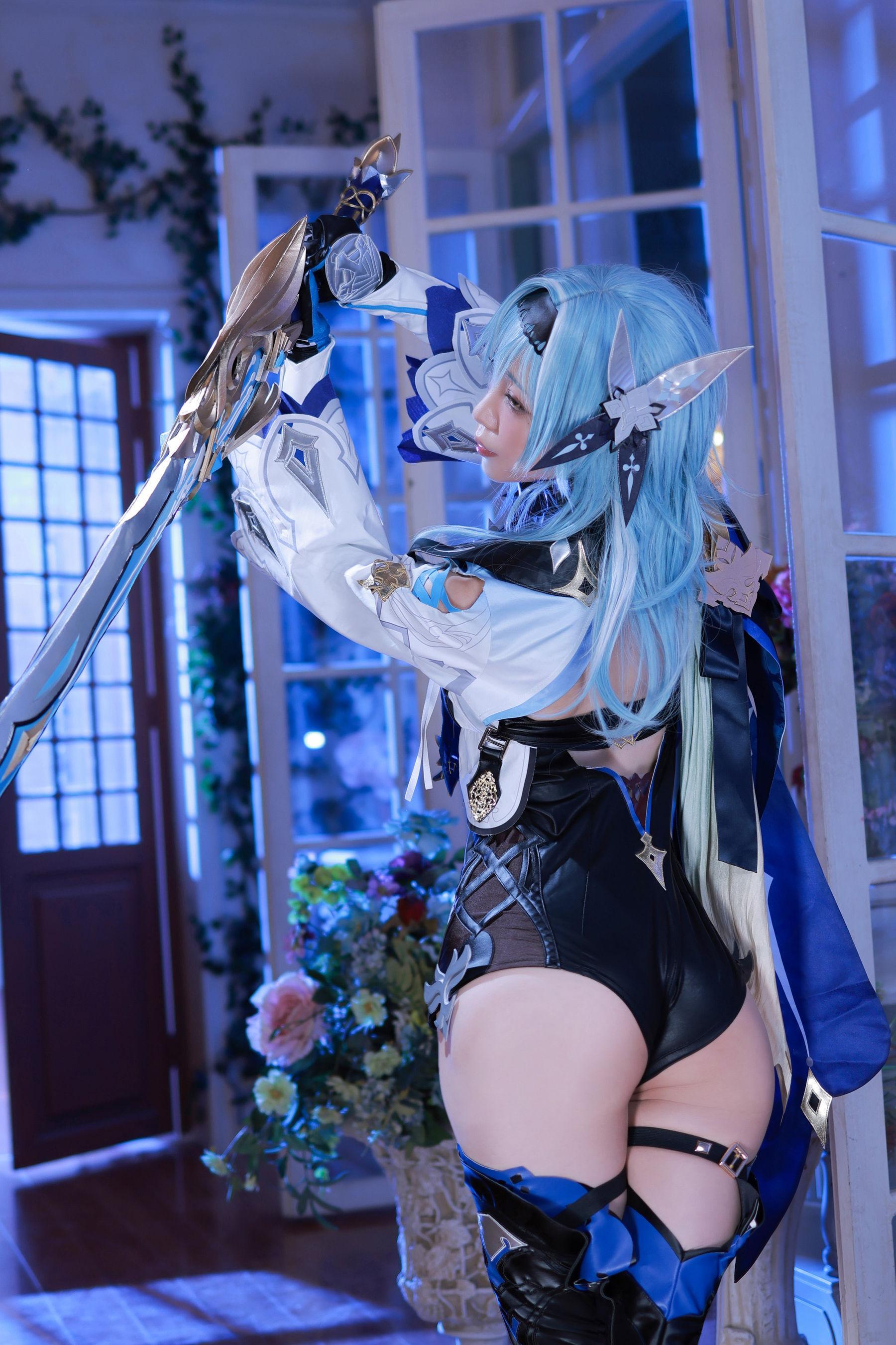 [网红COSER] 动漫博主水淼aqua – 原神优菈 原造(2)