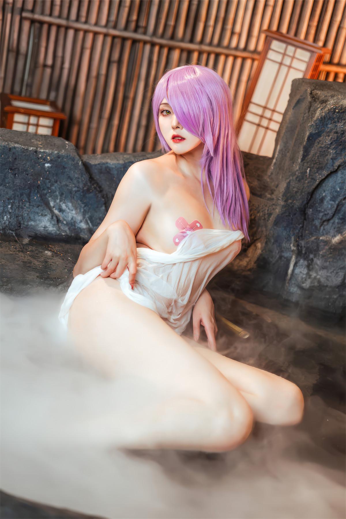 Cosplay Natsuko夏夏子 碧蓝航线 的里雅斯特温泉夜(17)