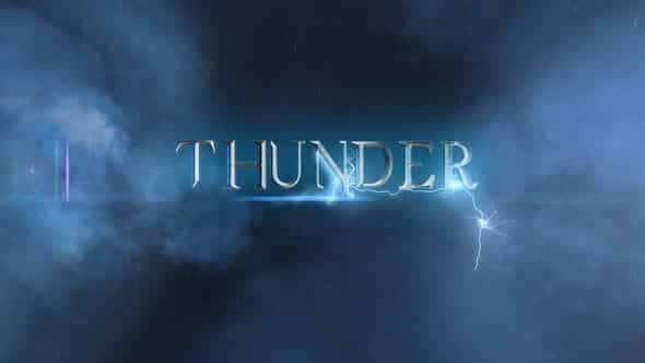 Cinematic Thunder Opener - VideoHive 33911001
