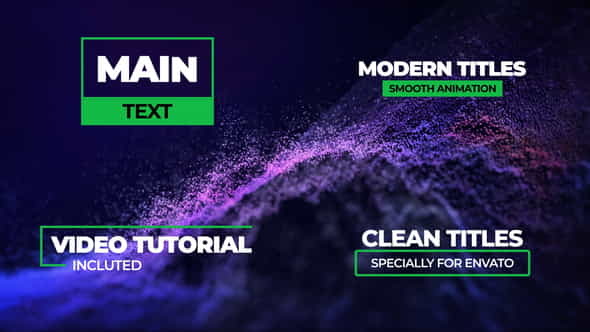 Clean Titles - VideoHive 42355918