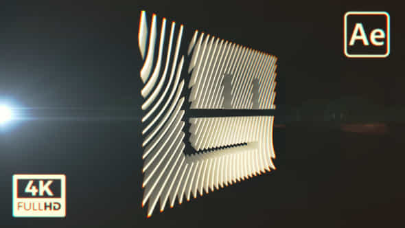 Sliced Logo Opener - VideoHive 56399730