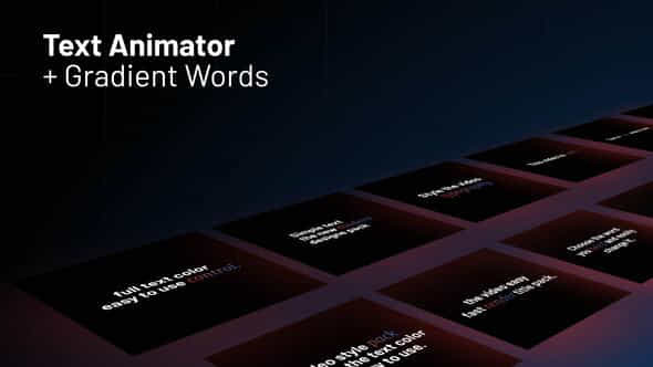 Text Animator After Effects - VideoHive 56880522