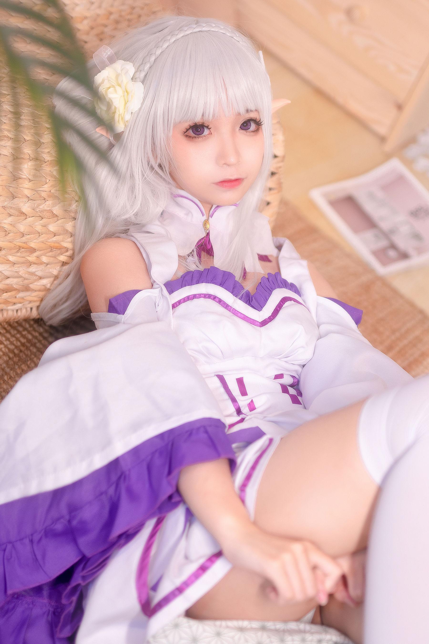 [美女Coser] 蠢沫沫 《艾米利亚》 写真集(5)