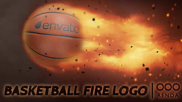 Basketball Fire Logo - VideoHive 19568935