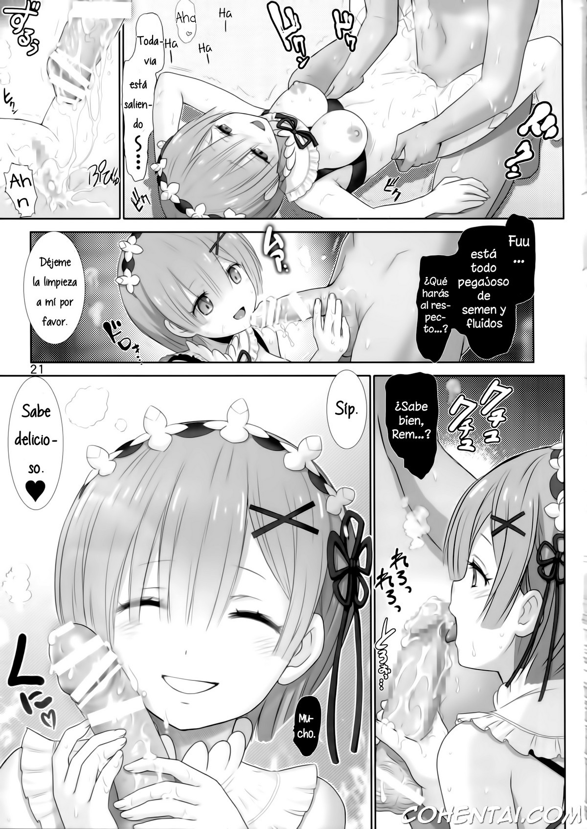 Rem-rin Maji Tenshi (Re:Zero kara Hajimeru Isekai Seikatsu) xxx comics manga porno doujin hentai español sexo Re:Zero kara Hajimeru Isekai Seikatsu Rem Subaru Natsuki