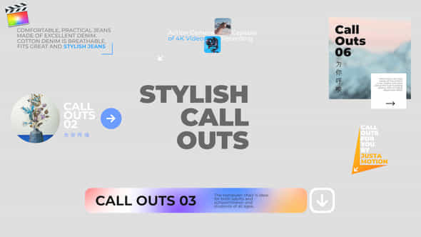 Stylish Call Outs - VideoHive 46866738