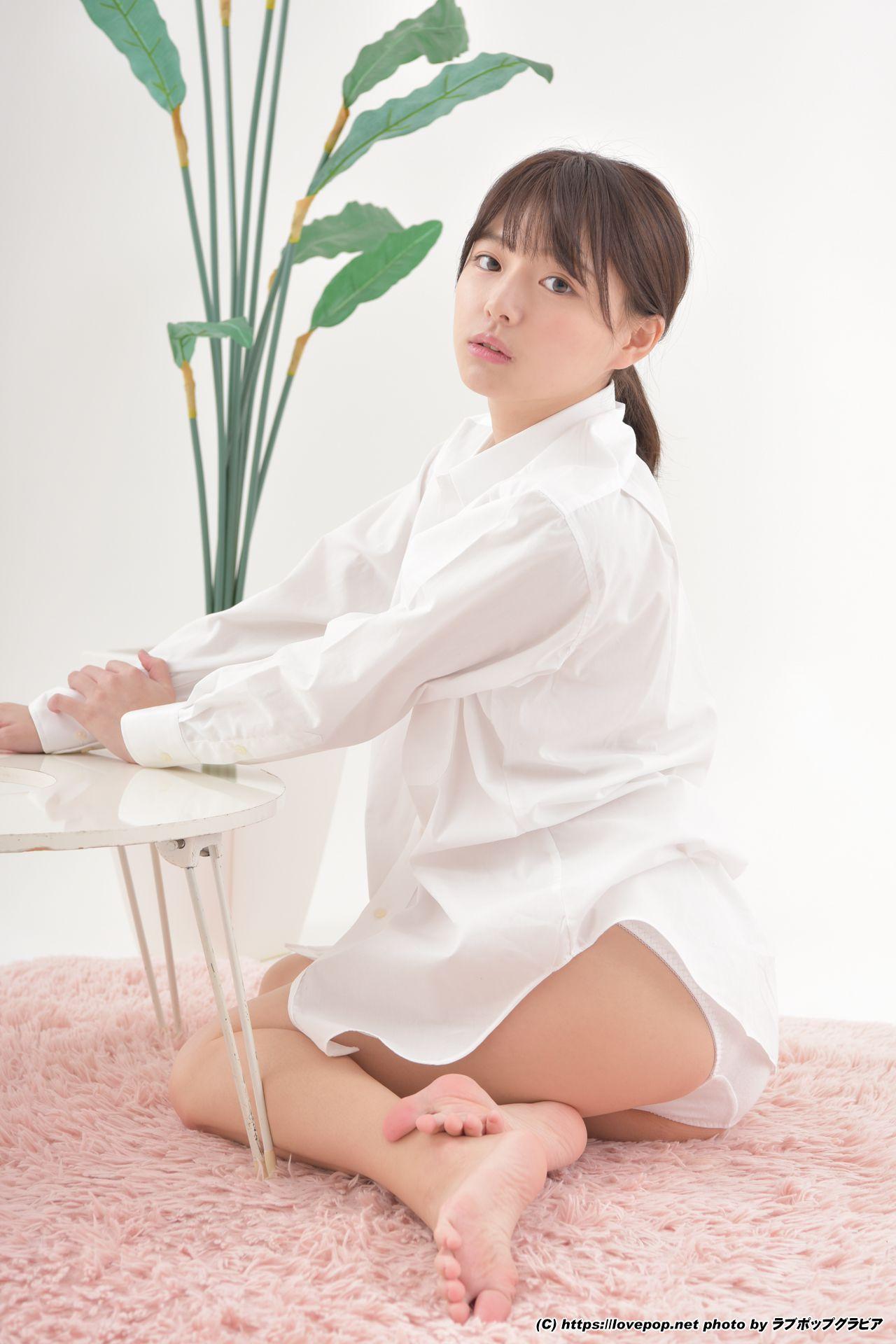 [LOVEPOP] 葉月つばさ – 濡れた髪でワイシャツを羽織り…☆彼シャツ Photo – PPV(23)