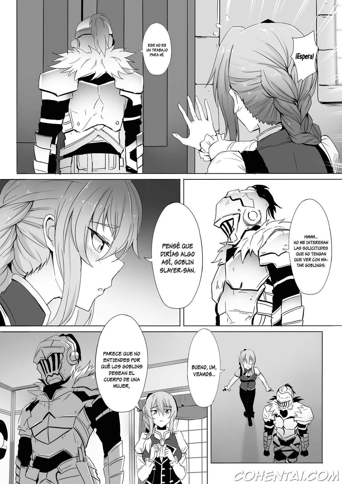 Uketsukejou no Himitsu na Irai (Goblin Slayer) xxx comics manga porno doujin hentai español sexo 