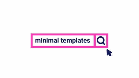 Minimal Search Logo Reveal - VideoHive 36053973