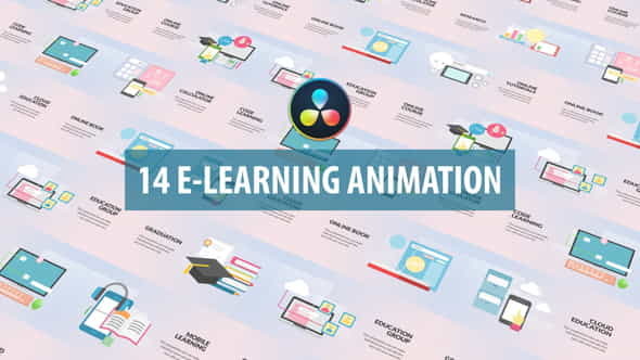 E-Learning Animation | DaVinci Resolve - VideoHive 32536977
