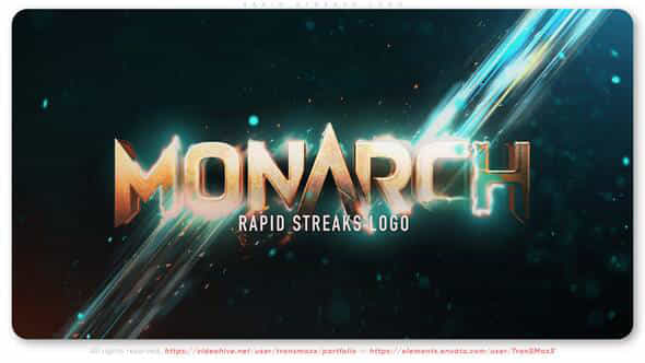Rapid Streaks Logo - VideoHive 57677981