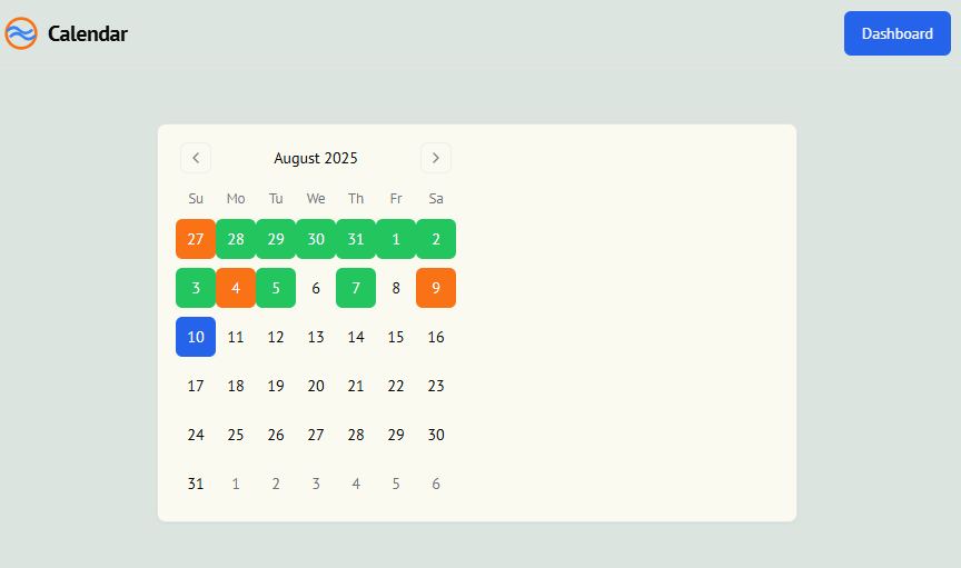 Daily Health Tracker - Desktop View 3