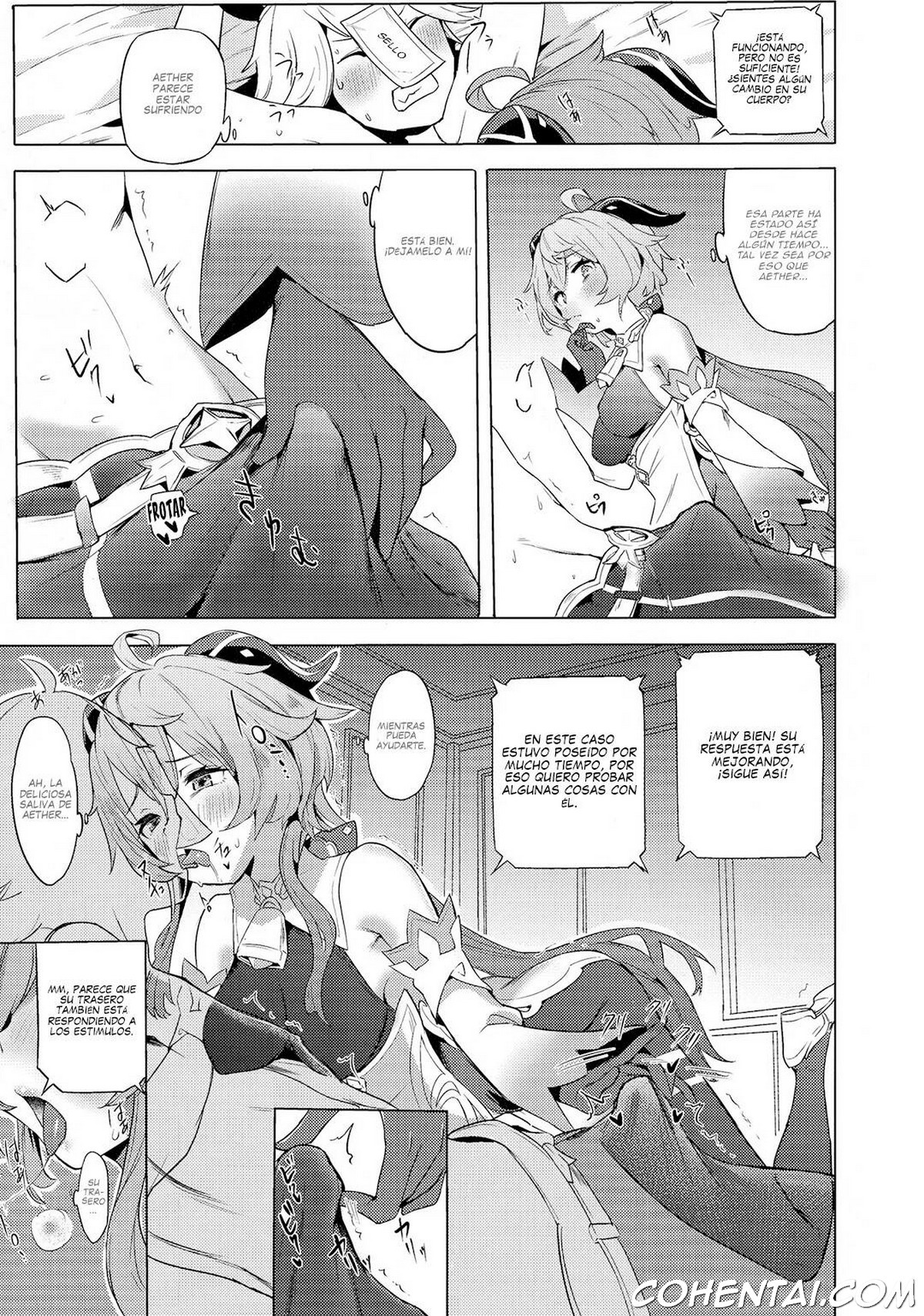 Ganyu Zangyouchuu (Genshin Impact) xxx comics manga porno doujin hentai español sexo 