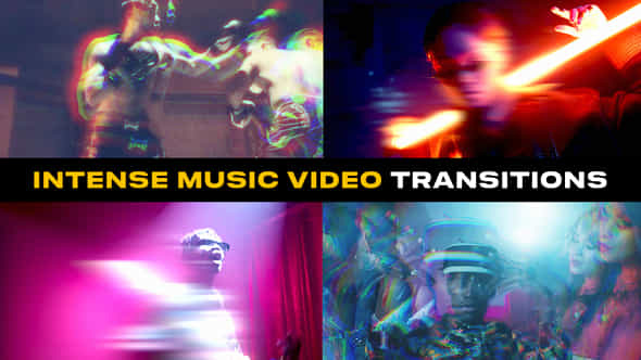 Intense Music Video Transitions - VideoHive 49000804
