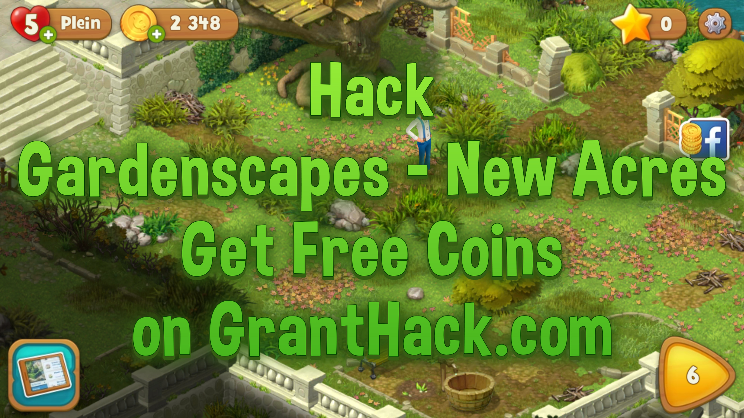 Image currently unavailable. Go to www.generator.granthack.com and choose Gardenscapes image, you will be redirect to Gardenscapes Generator site.