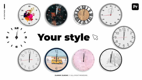 Classic Clocks Pp - VideoHive 50261053