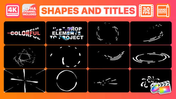 Shapes And Titles - VideoHive 26080944