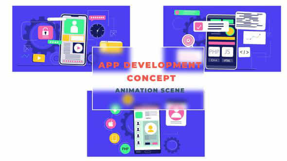 App Development ConceptAnimation - VideoHive 43333194