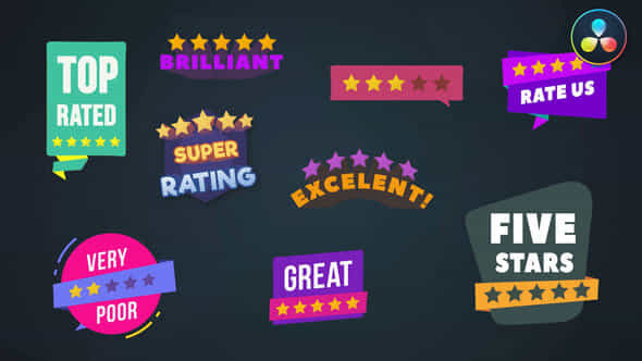 Five Stars Rating - VideoHive 38750156