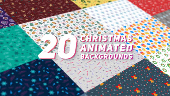 Animated Christmas Backgrounds - VideoHive 42486695