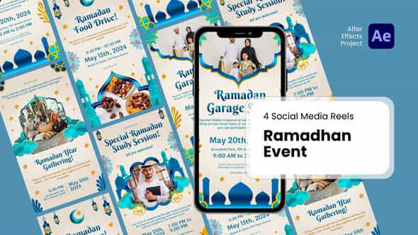 Social Media Reels Ramadhan Event Effect Templates - VideoHive 50996550