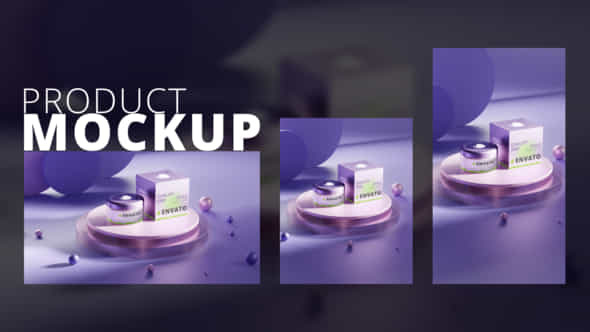 3D Product Mockup - VideoHive 53316578