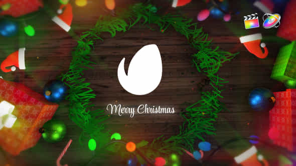 Christmas Vibe Logo - VideoHive 35358672