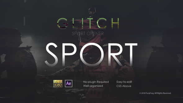 Glitch Sport Opener - VideoHive 21802334