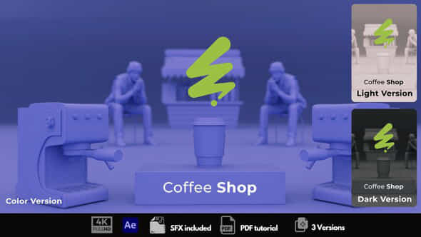 Coffee Shop Intro - VideoHive 54519349