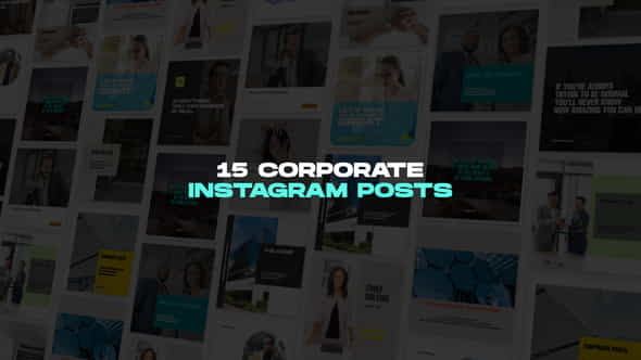 Corporate Instagram Posts - VideoHive 39136838