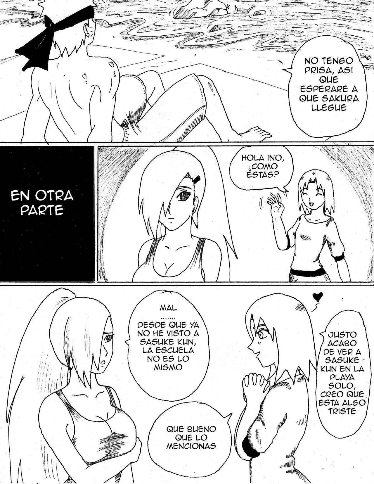 Diversion en la Playa – Naruto x Ino - 14