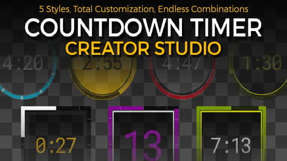 Countdown Timer Creator Studio - VideoHive 20117697