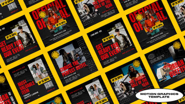 Obsten Streetwear Instagram Posts Mogrt - VideoHive 51136829